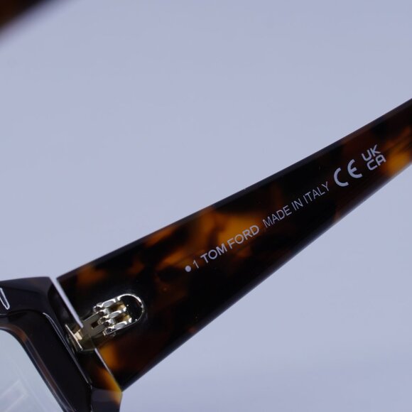 Tom Ford FT5951-B 052 Eyeglasses Havana 54mm Square Frame